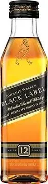 JOHNNIE WALKER BLK 12YR 86.8PR 50ML