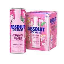 ABSOLUT GRAPEFRUIT PALOMA 4CN
