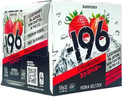 -196 Cocktail Vodka Strawberry 4CN