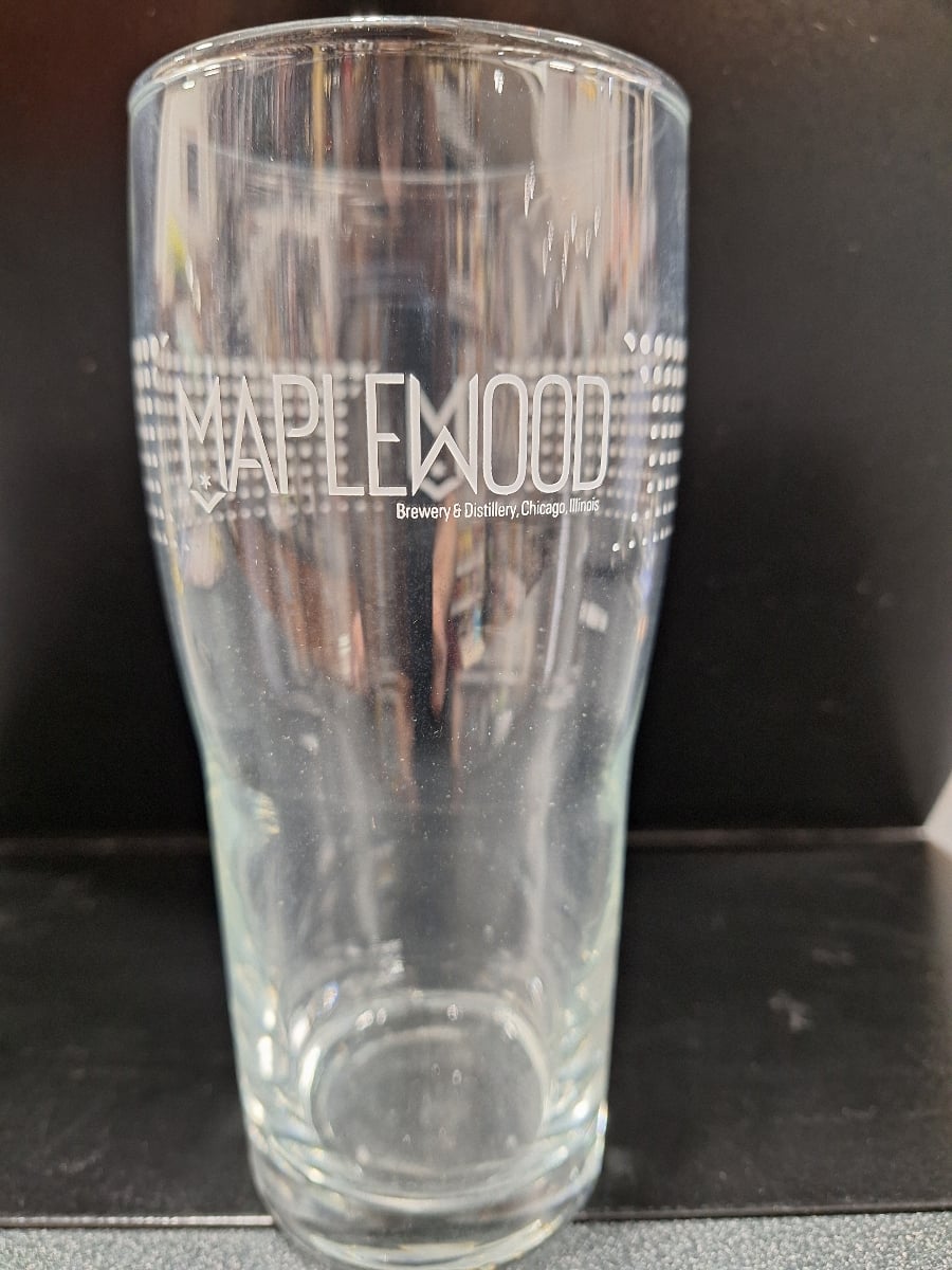 Beer Glass Maplewood Pint