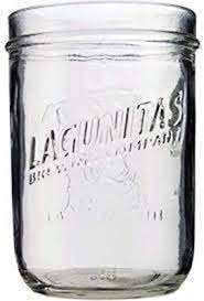 BEER GLASS LAGUNITAS 16OZ MASON JAR