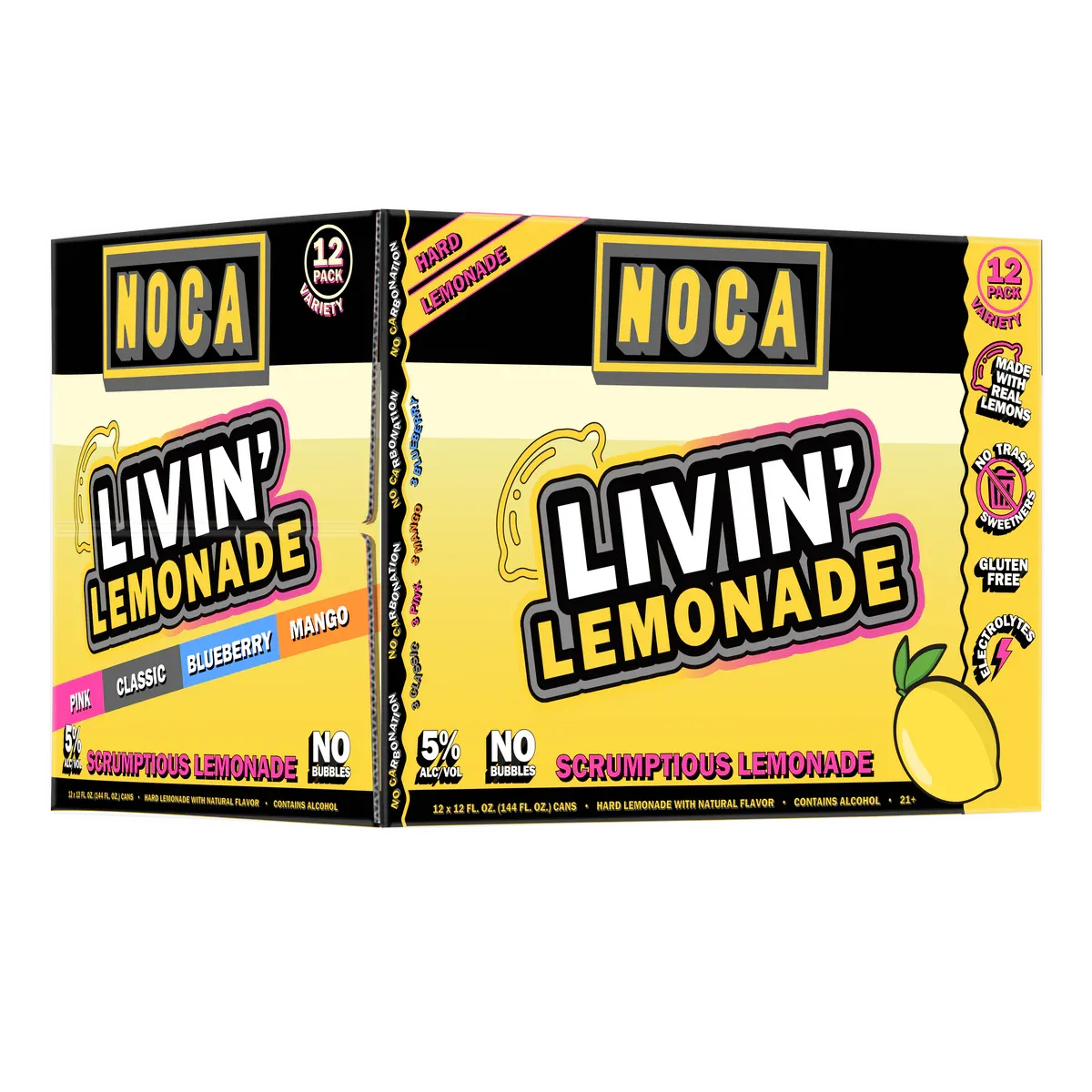 NOCA Livin' Lemonade Variety Pack 12CN