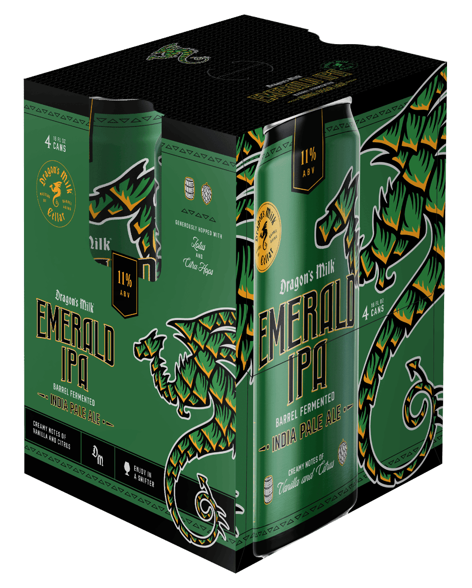 New Holland Dragon's Milk Emerald IPA 4CN [SINGLE]