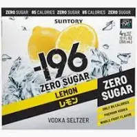 -196 Lemon Zero Sugar By Suntory 4CN