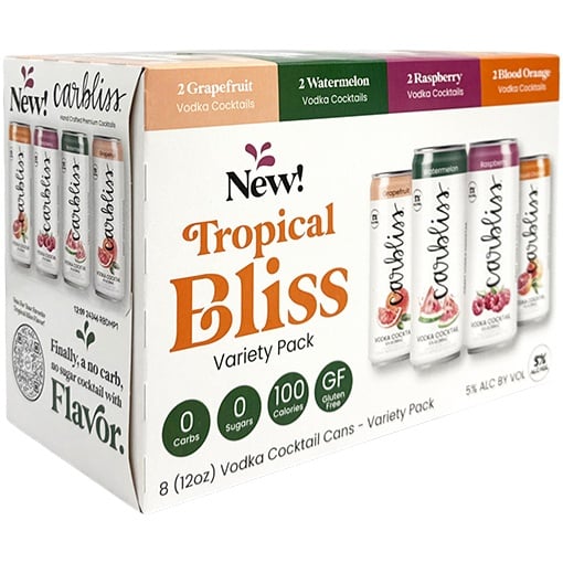 Carbliss Tropical Bliss Variety Pack 8CN