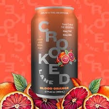 Crooked Lane Blood Orange 10mg THC + 10mg CBD 4CN