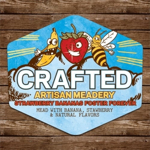 Crafted Strawberry Bananas Foster Forever 500ML