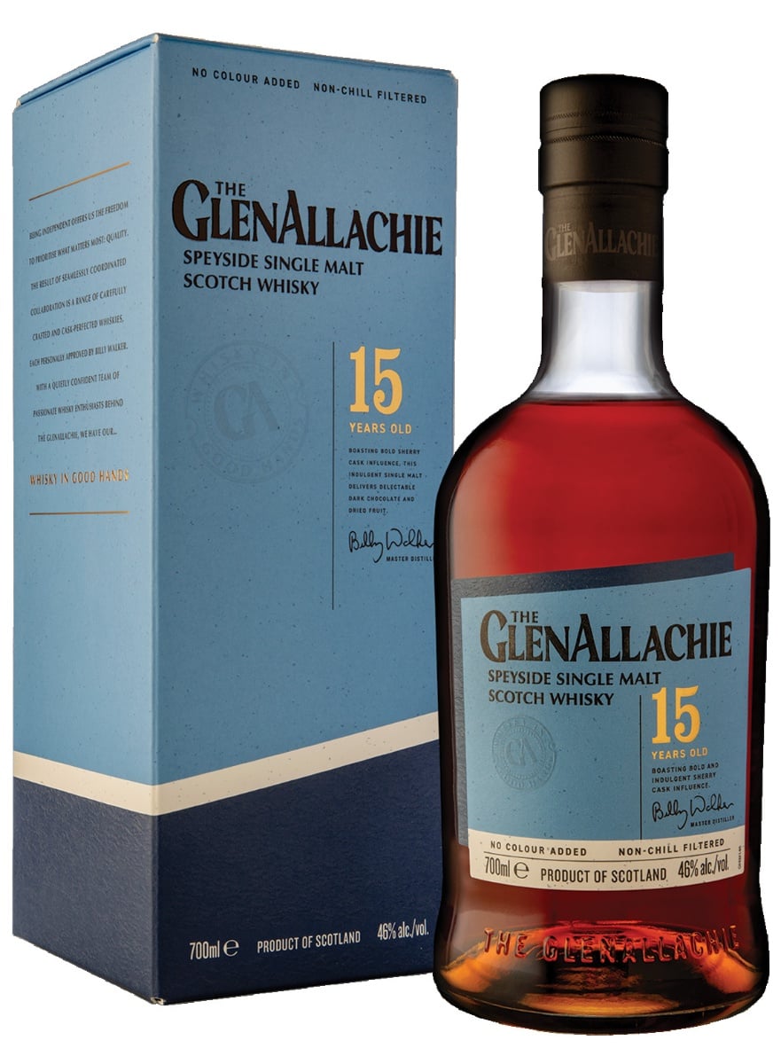 GLENALLACHIE SINGLE MALT 15YR 750ML