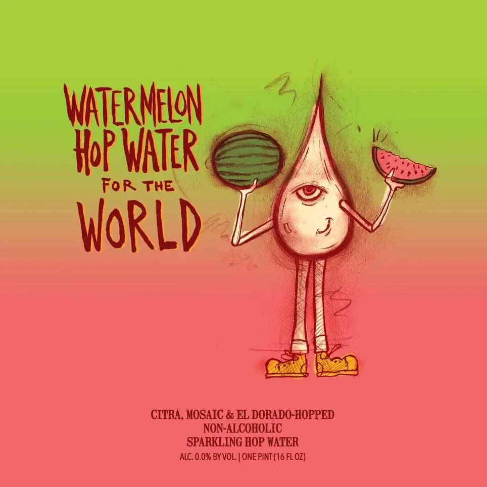 Hop Butcher Watermelon Hop Water for the World 4CN