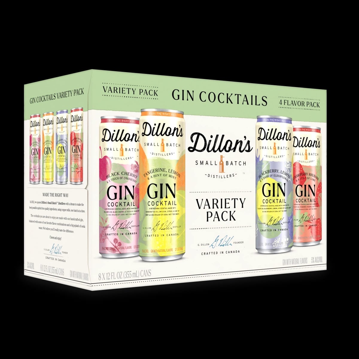 Dillon's Gin Cocktail Variety Pack 8CN