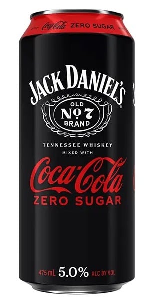 Jack Daniel's & Coca Cola Zero Sugar 16OZ