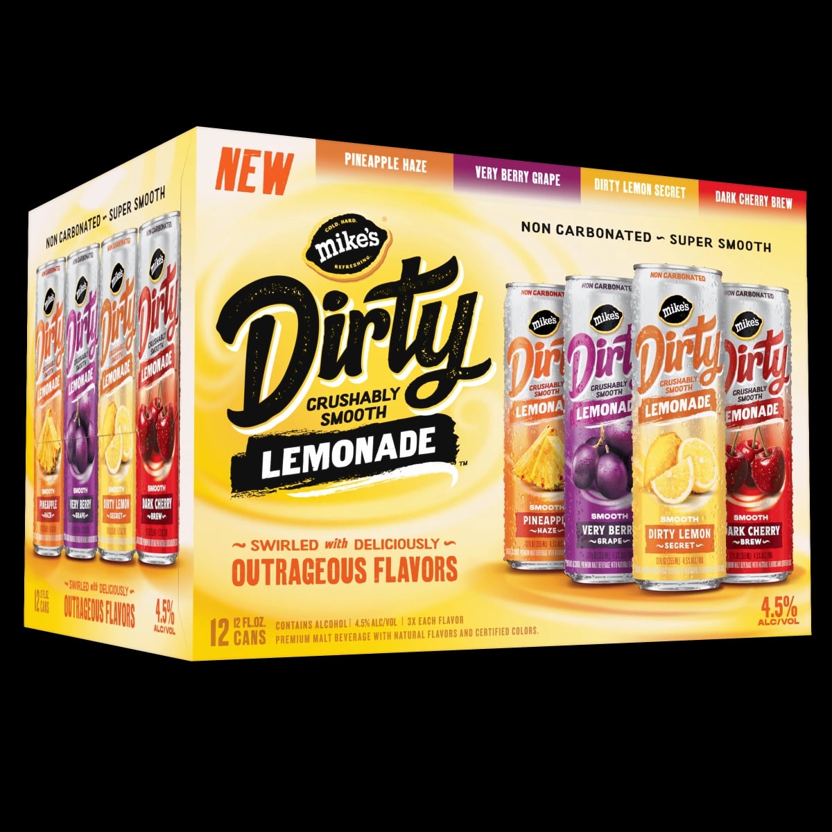 Mike's Dirty Lemonade Variety Pack 12CN
