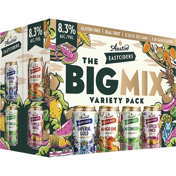 Austin Eastciders The Big Mix Variety Pack 12CN