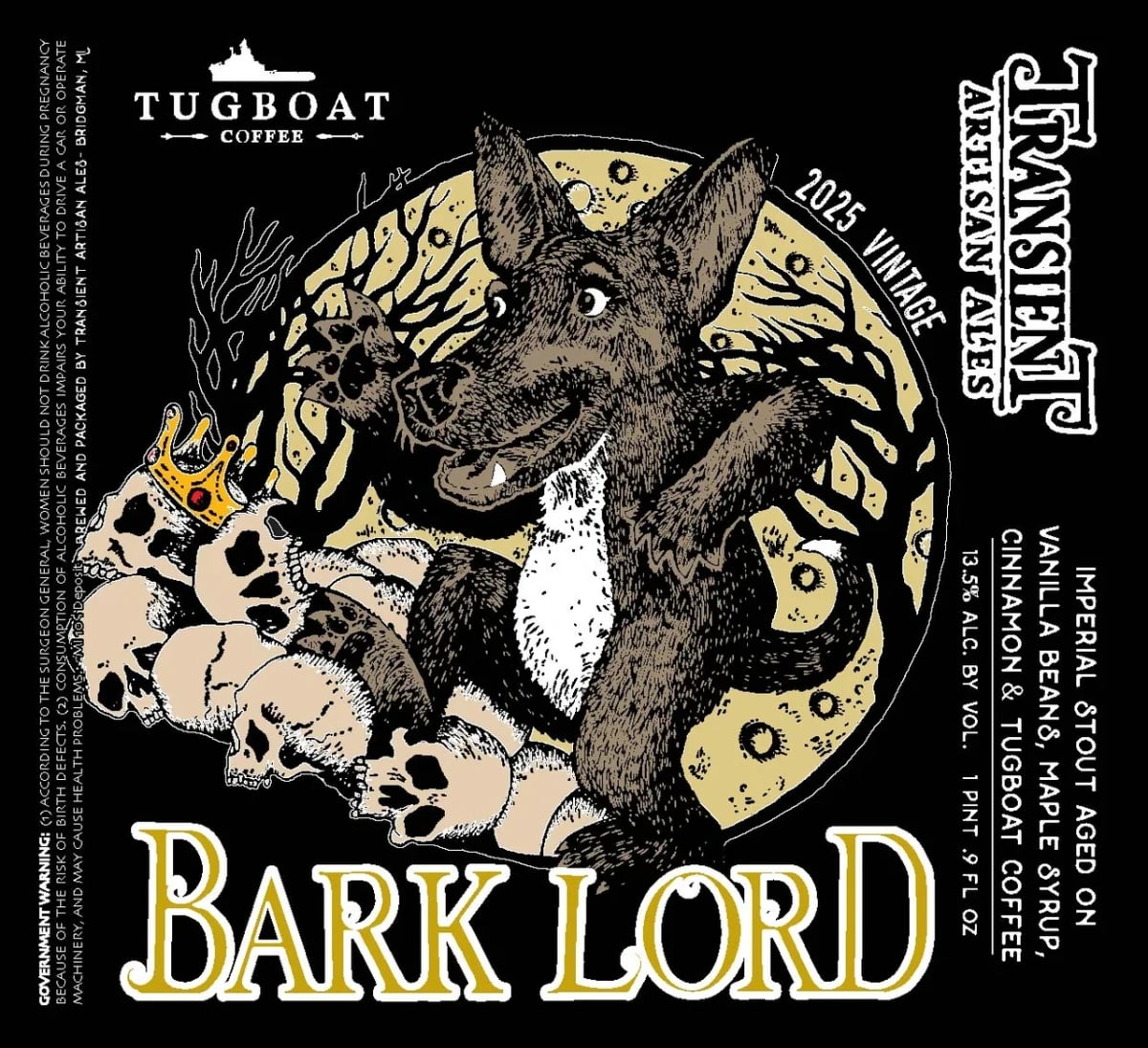 Transient Artisan Ales Bark Lord 500ML