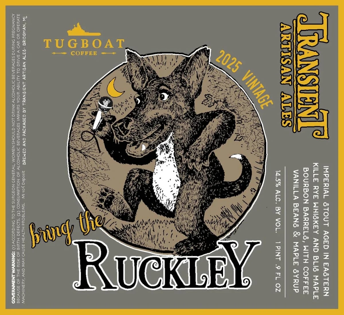 Transient Artisan Ales Bring The Ruckley 500ML
