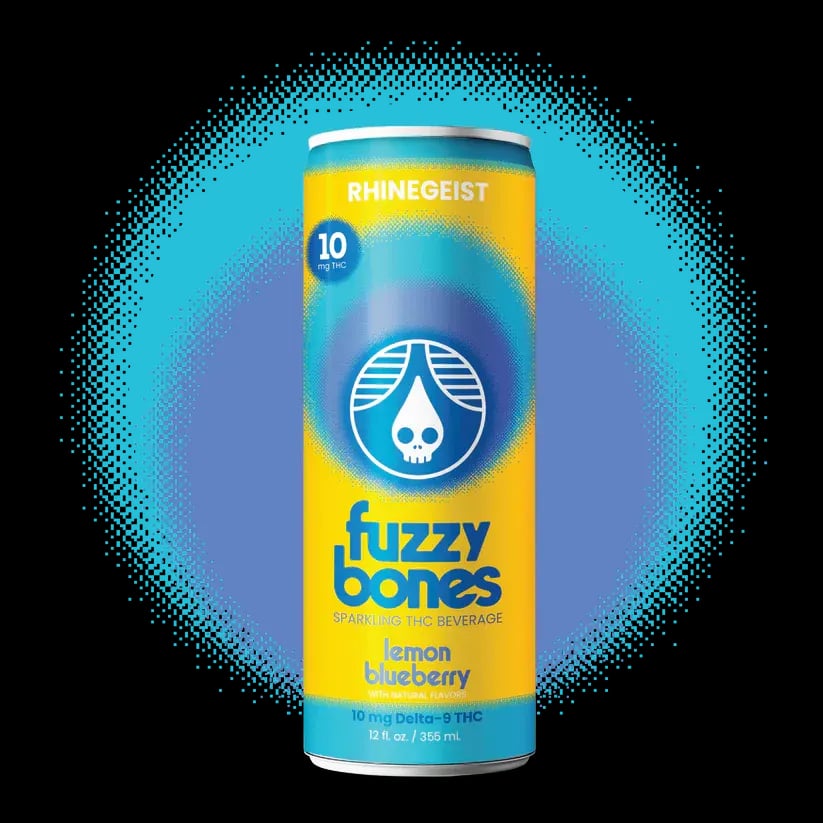Fuzzy Bones Lemon Blueberry 10mg 4CN