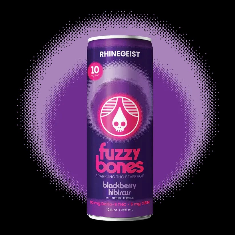 Fuzzy Bones Blackberry Hibiscus 10mg 4CN