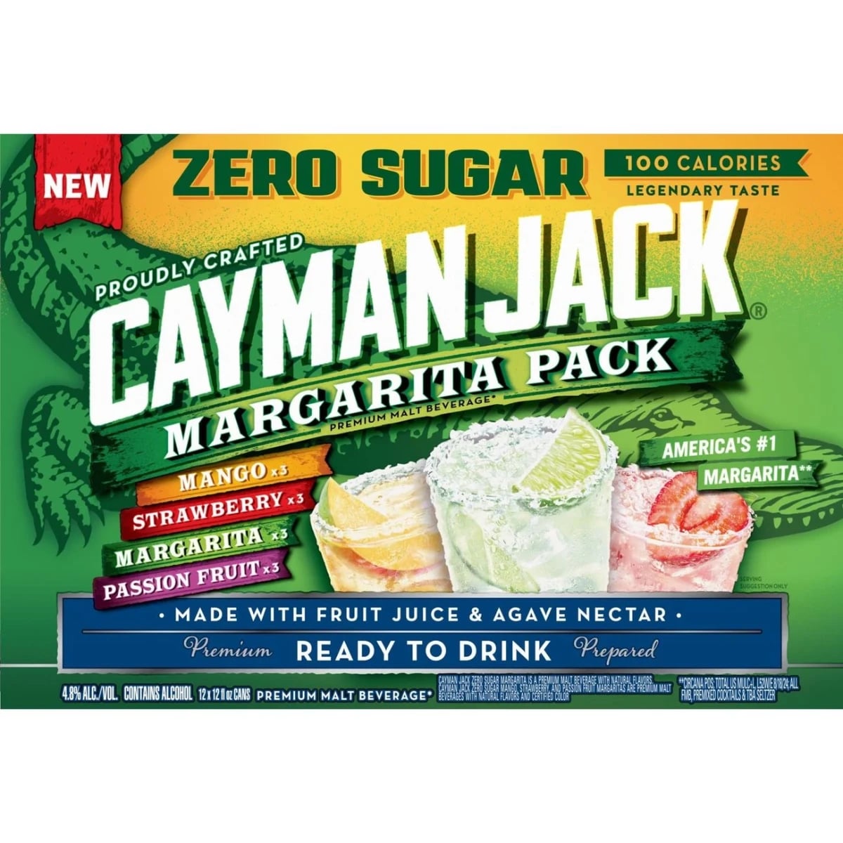 Cayman Jack Zero Sugar Variety Pack 12CN