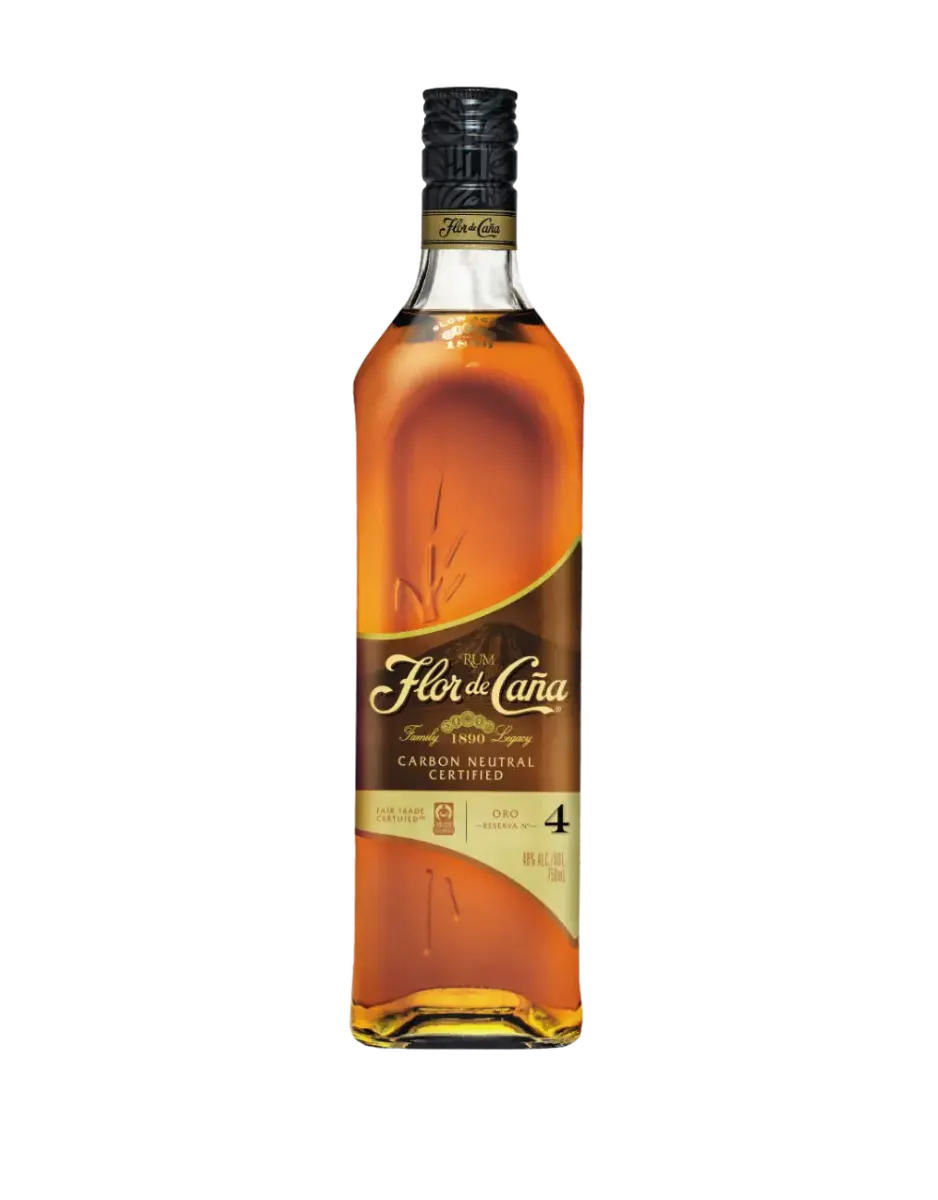 FLOR DE CANA GOLD RUM 4YR 750ML