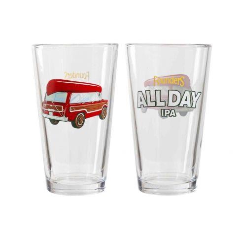 Beer Glass Founders All Day IPA Pint Glass
