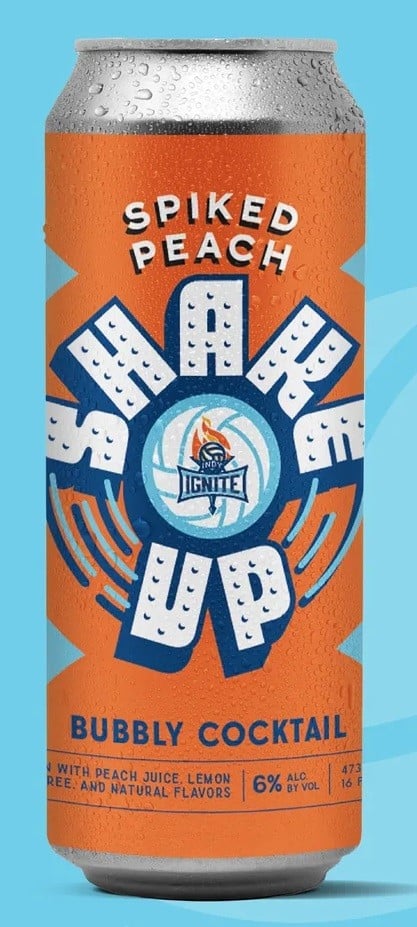 High & Mighty Shake Up Spiked Peach 16OZ