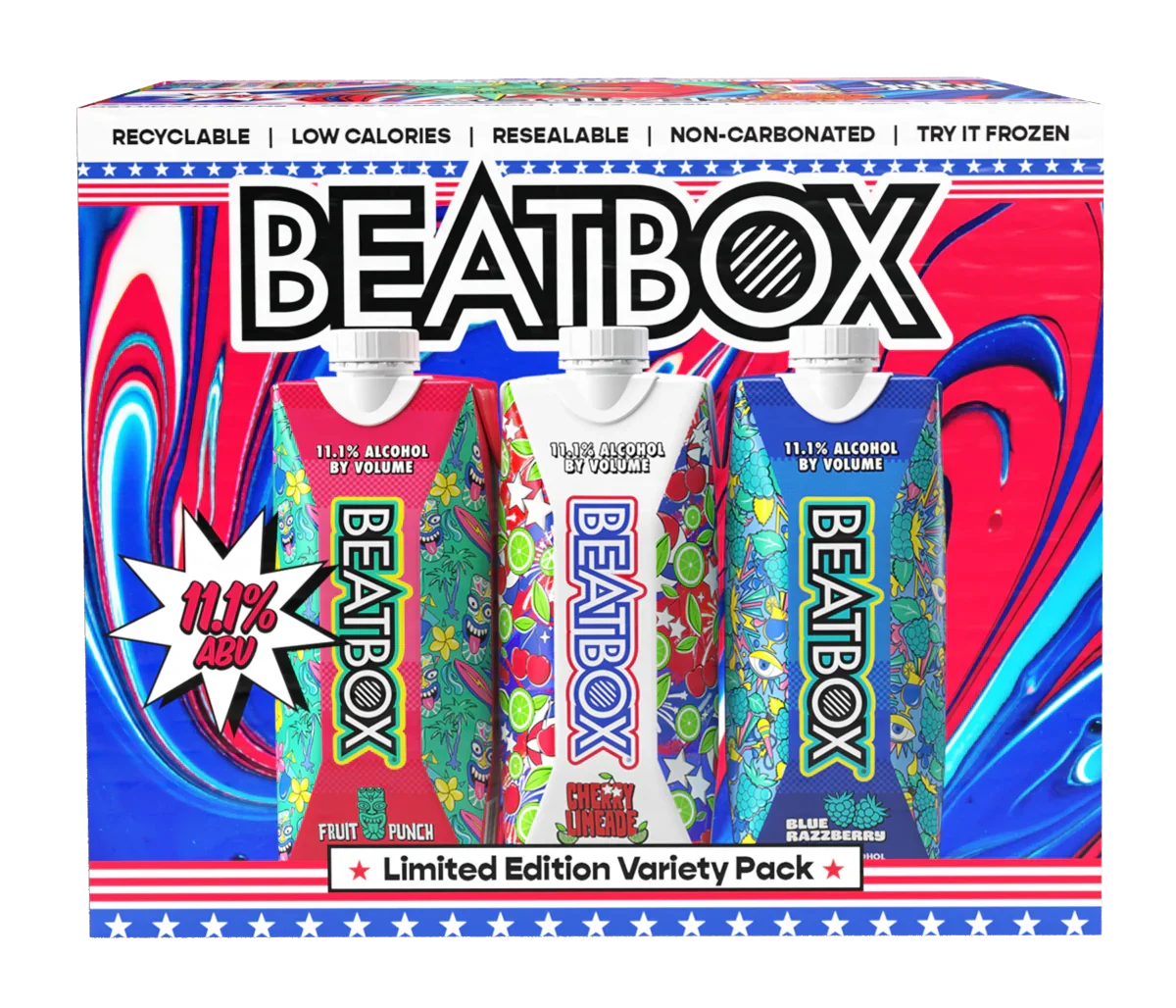 BeatBox Red White And Blue Party Box 6CN