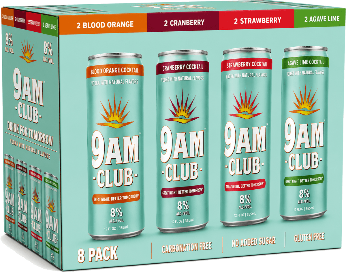 9AM Club Variety Pack 8CN
