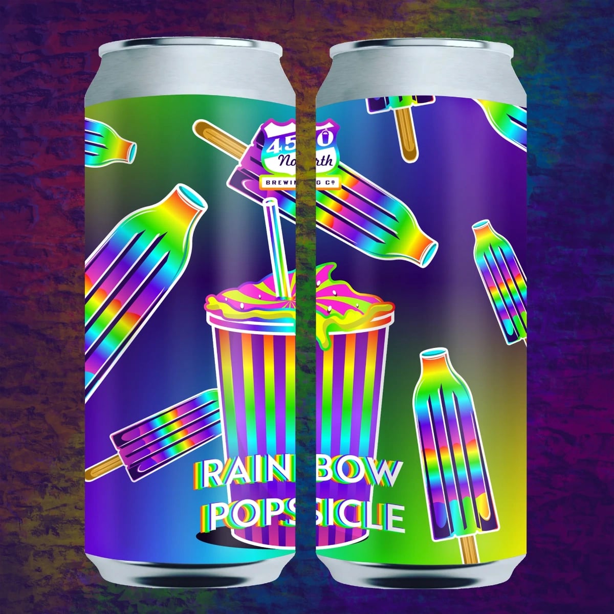 450 North Rainbow Popsicle Slushy XL 4CN [SINGLE]