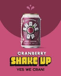 Hi & Mighty Ginger Cranberry Shake Up 10mg THC 4CN