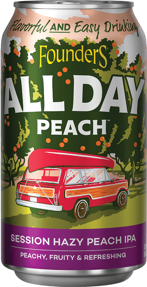 Founders All Day Peach 6CN [SINGLE]
