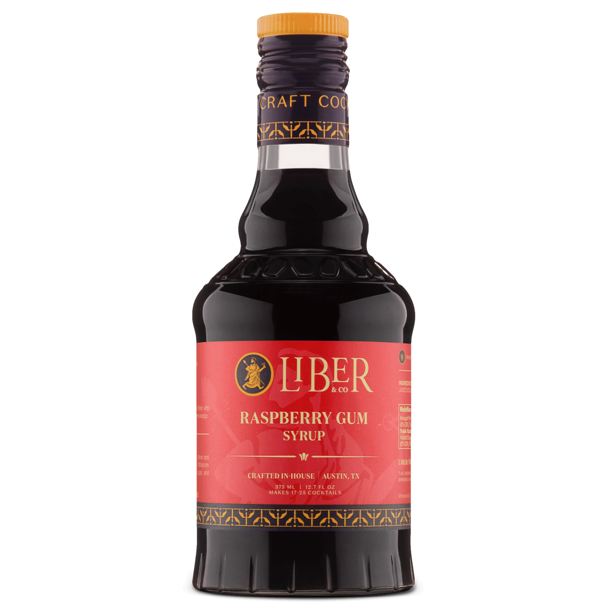 Liber & Co Raspberry Gum Syrup 375ML