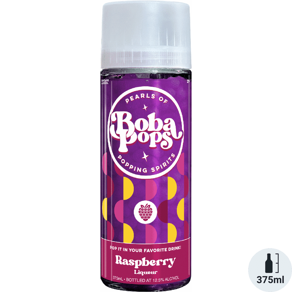 Boba Pops Raspberry Liqueur 375ML