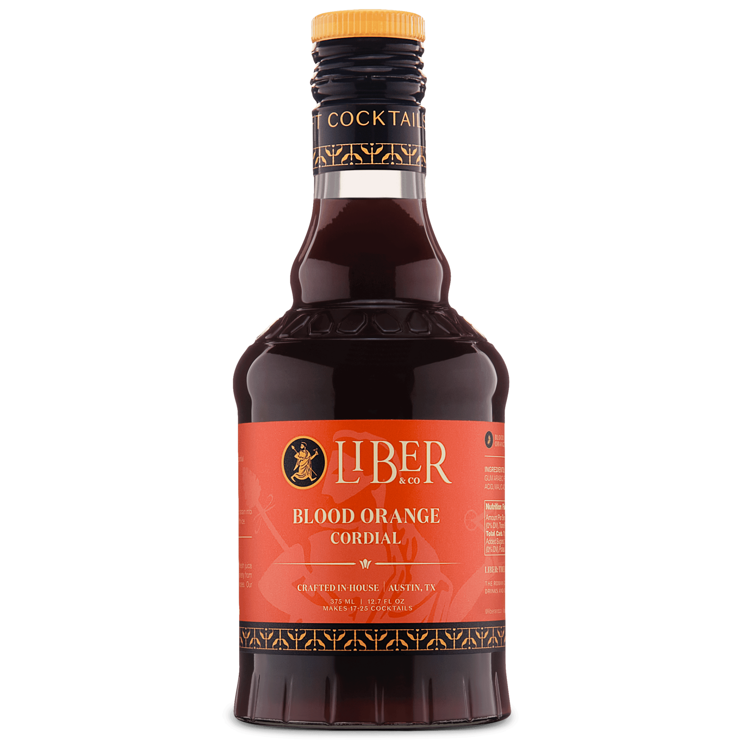 Liber & Co Blood Orange Cordial 375ML