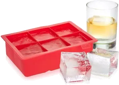 True Colossal Red Ice Cube Tray