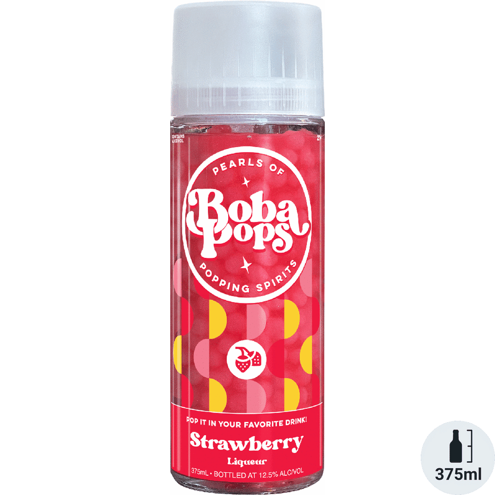Boba Pops Strawberry Liqueur 375ML