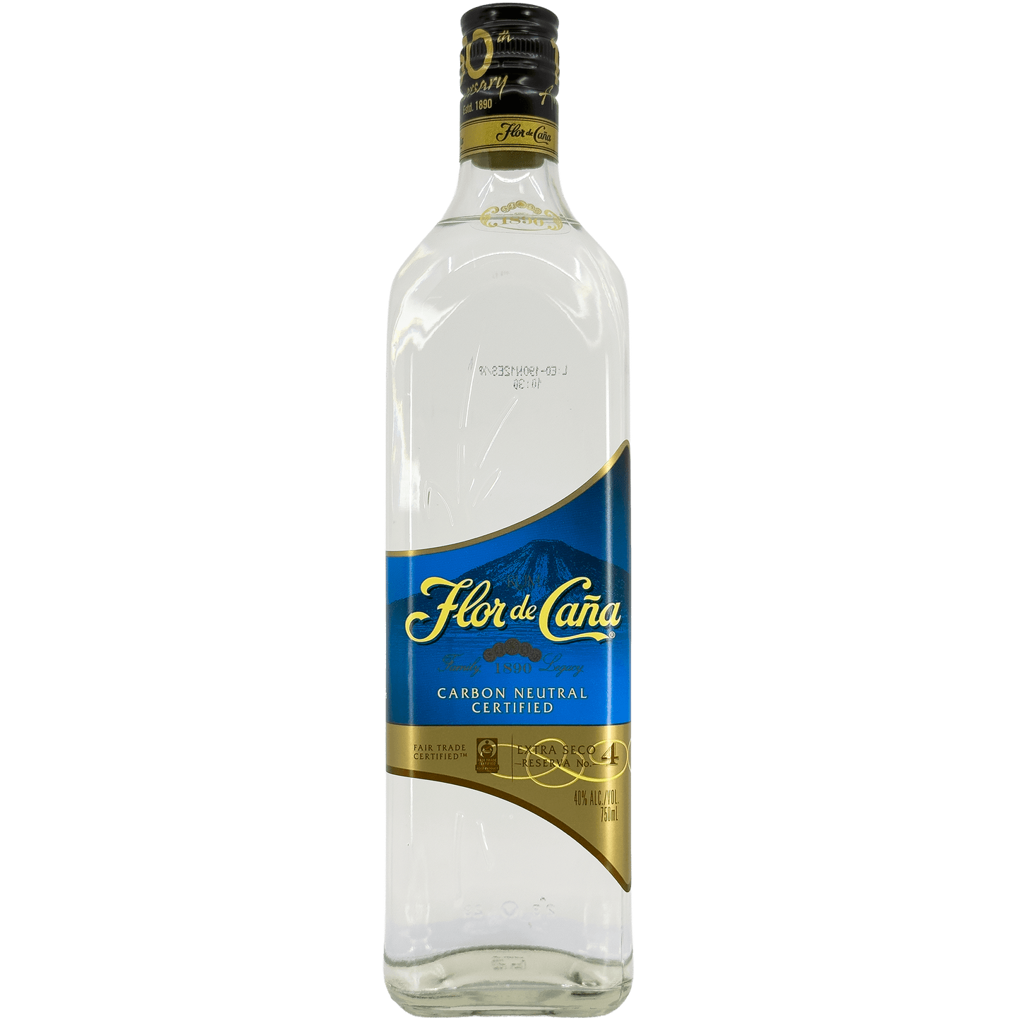 FLOR DE CANA EXTRA DRY WHITE RUM 750ML