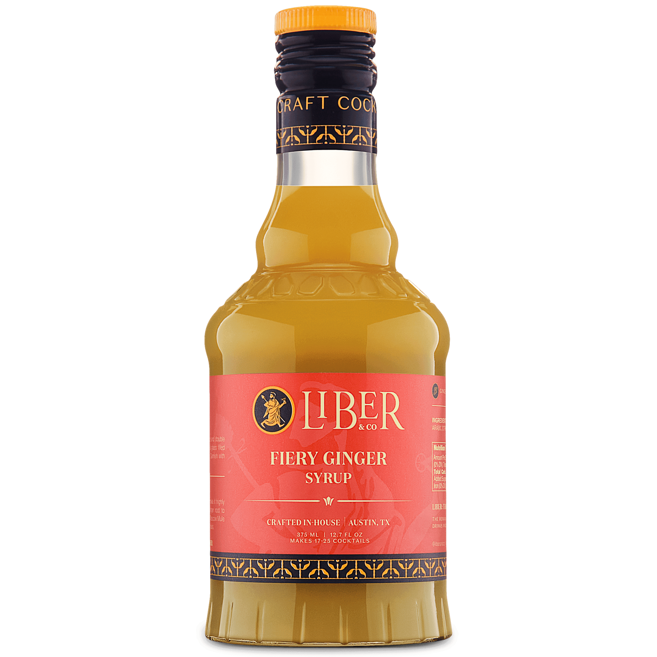 Liber & Co Fiery Ginger Syrup 375ML