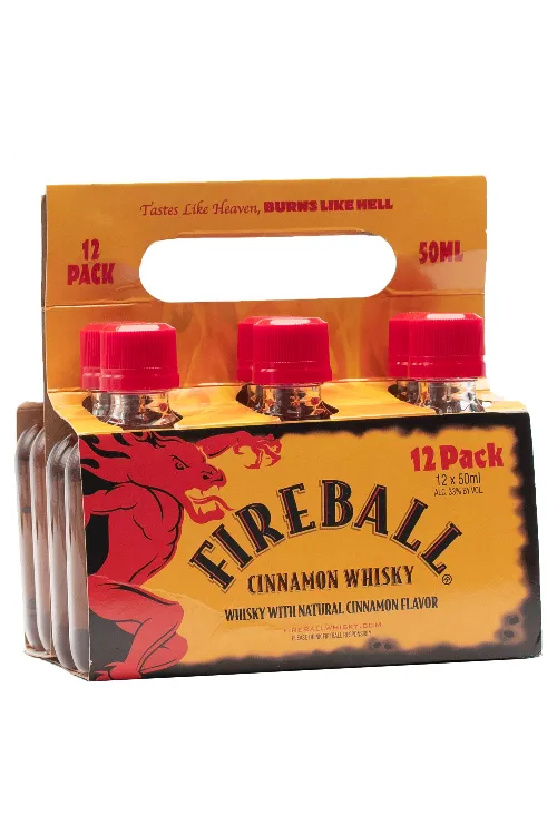 Fireball Cinnamon Whiskey 12 Pack