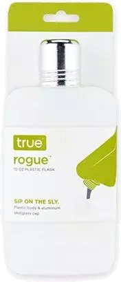 True Rogue White Plastic Flask 10oz