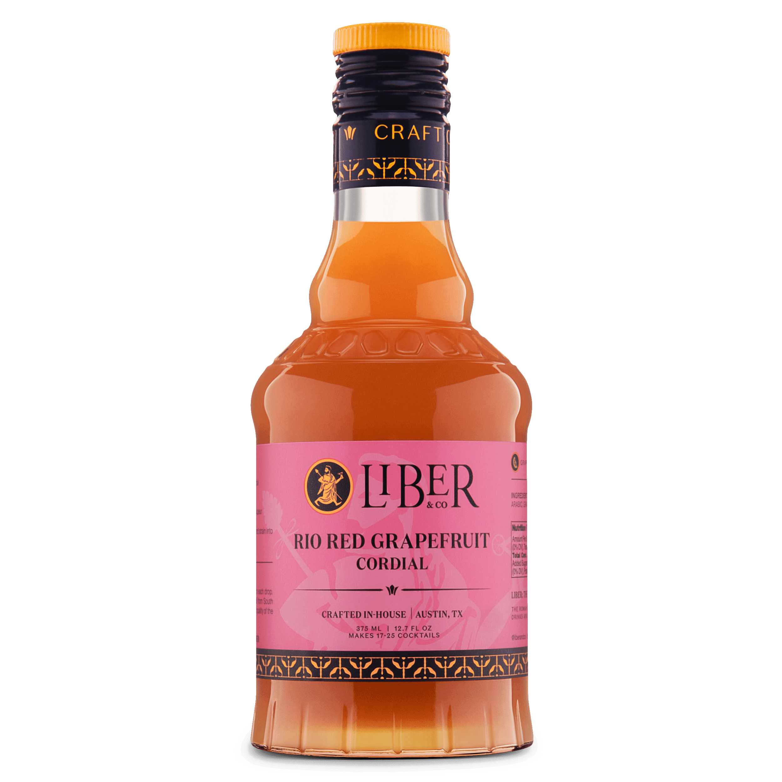 Liber & Co Rio Red Grapefruit Cordial 375ML