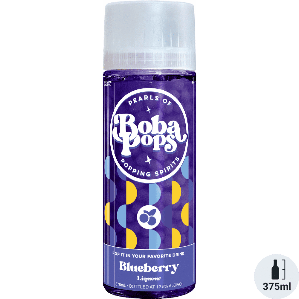 Boba Pops Blueberry Liqueur 375ML