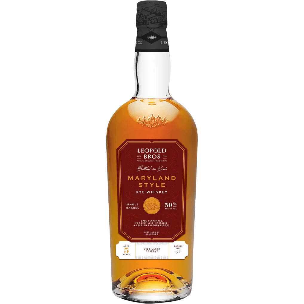 Leopold Bros Maryland Style Rye Whiskey 5 Year 750ML