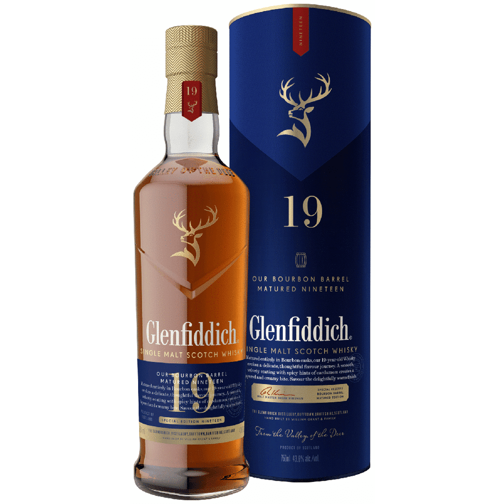 Glenfiddich 19 Year Bourbon Cask Single Malt 750ML