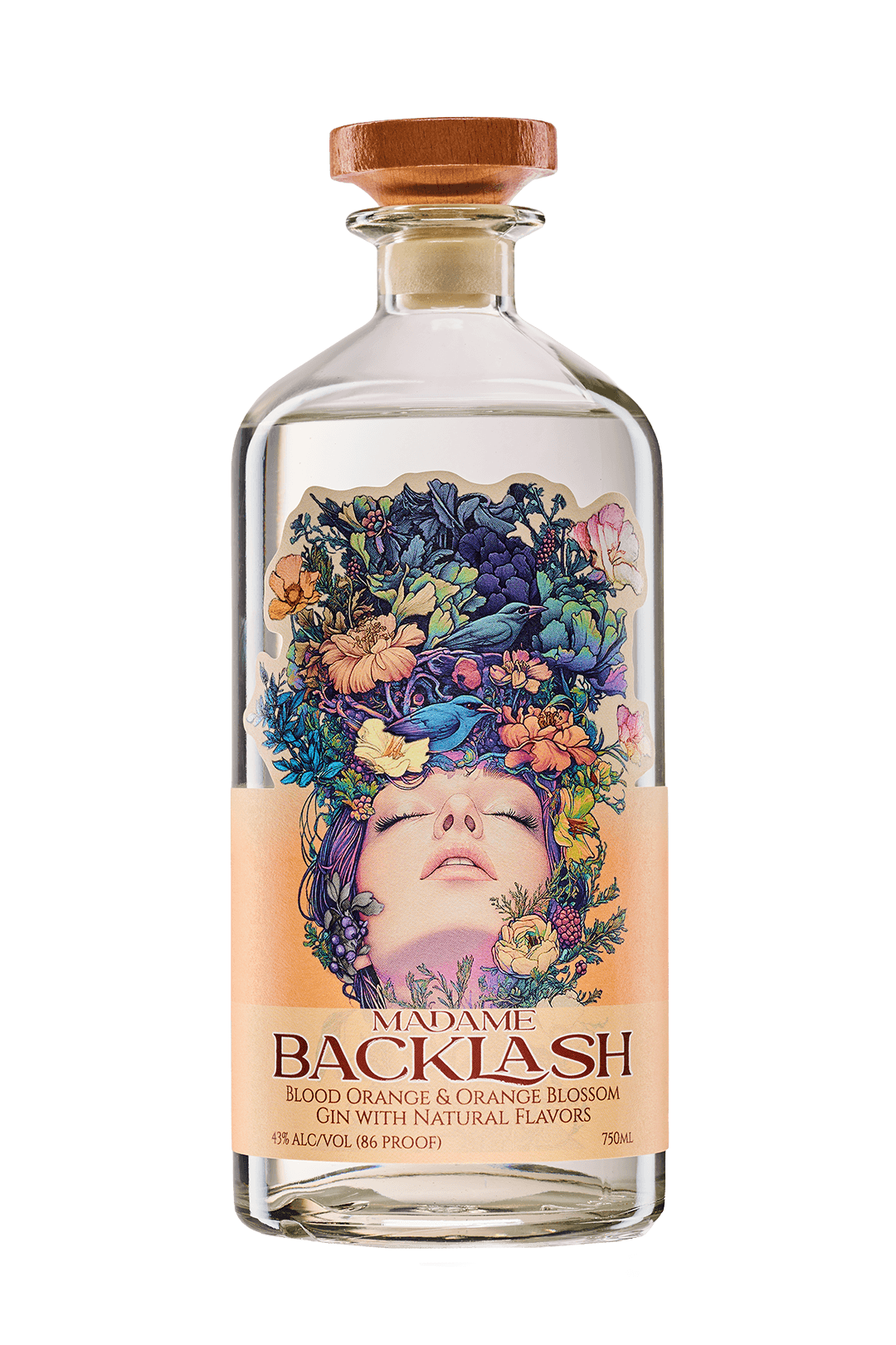Madame Backlash Blood Orange Gin 750ML