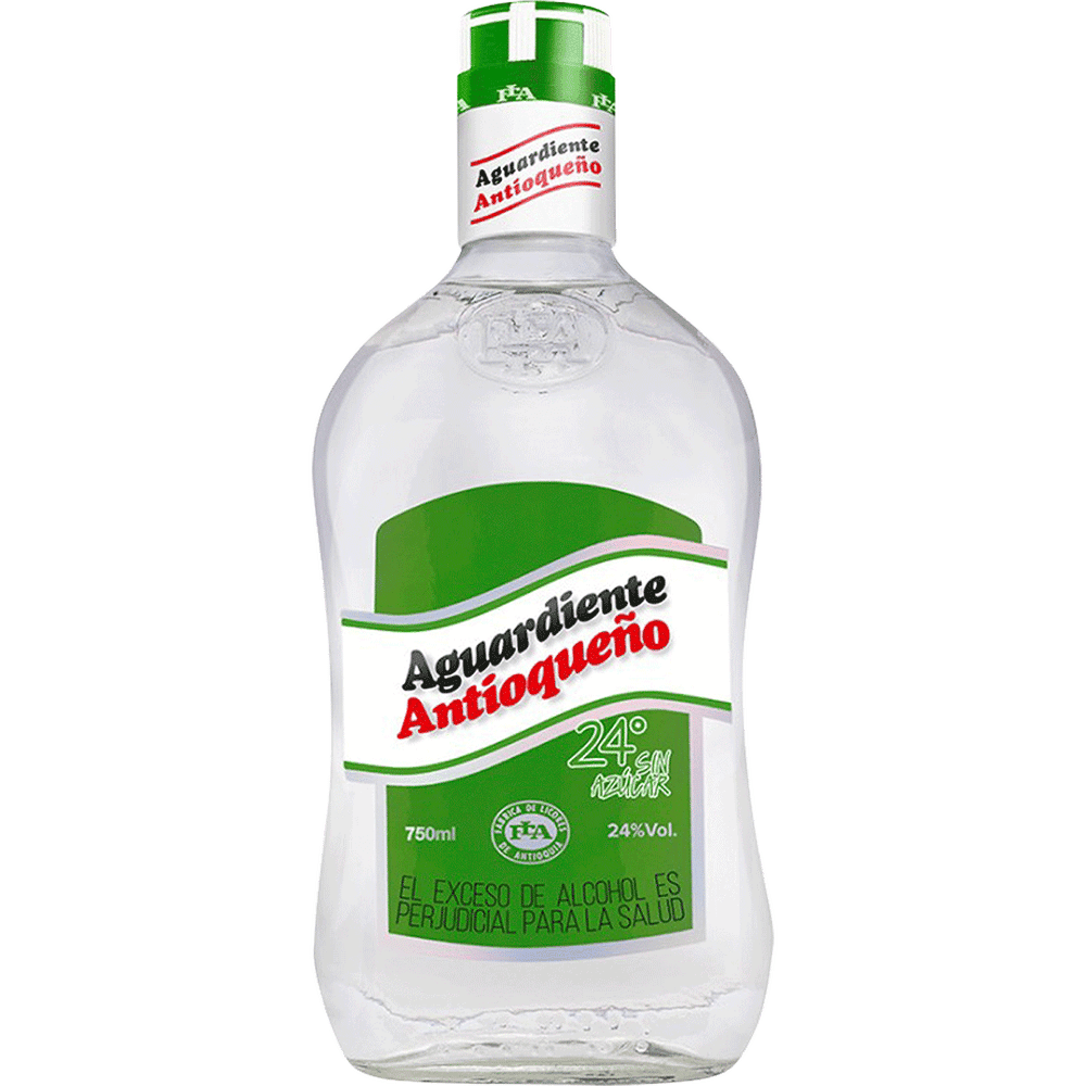 Antiqueno Aguardiente Verde Sin Azucar 750ML