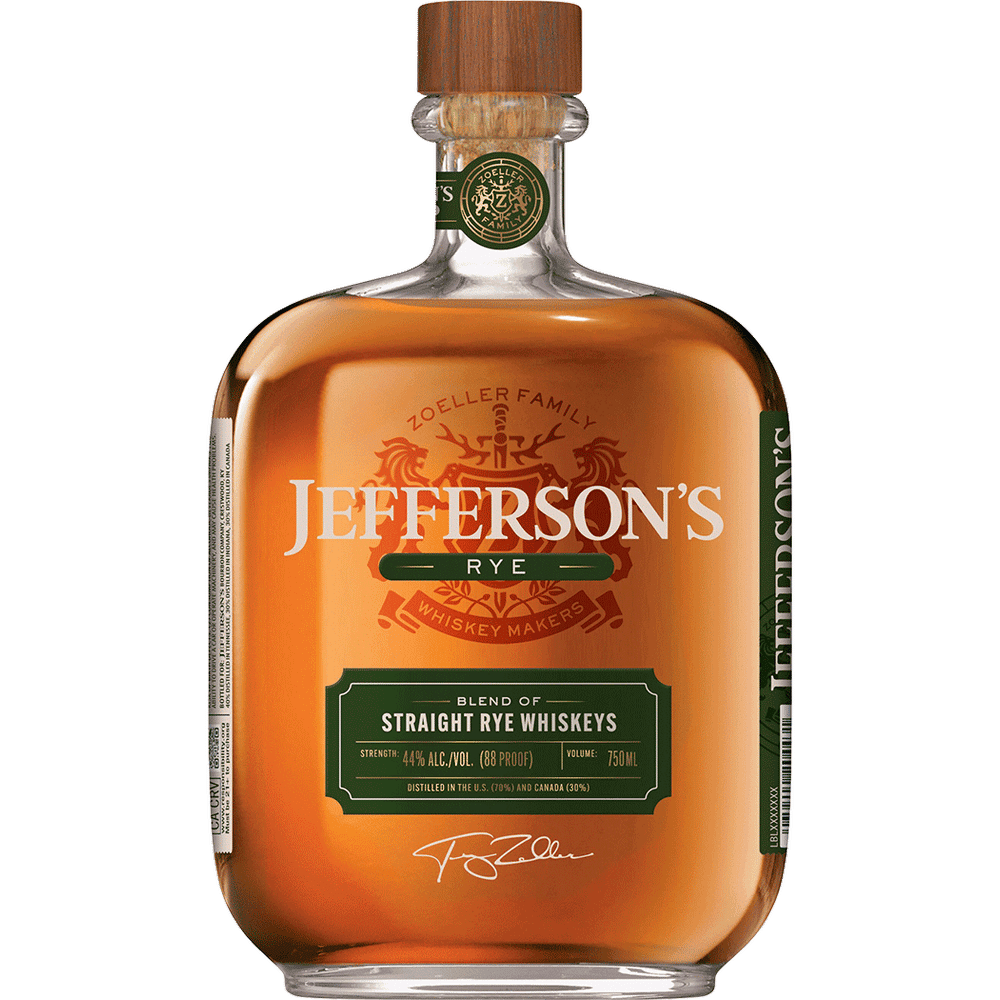 Jefferson's Rye Whiskey 750ML