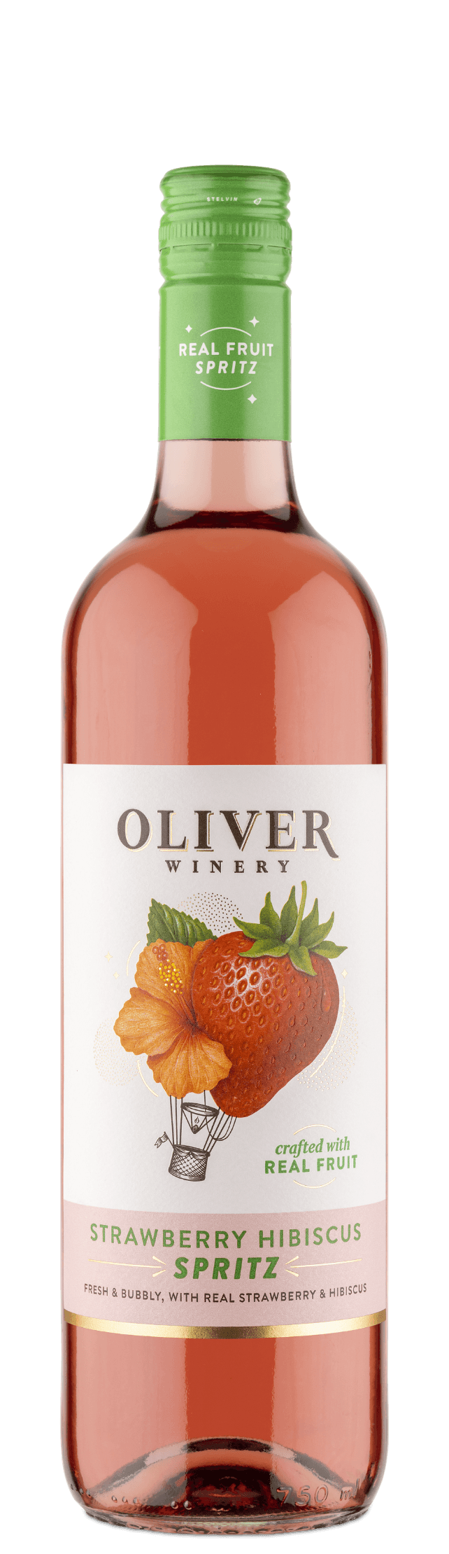 Oliver Strawberry Hibiscus Spritz 750ML