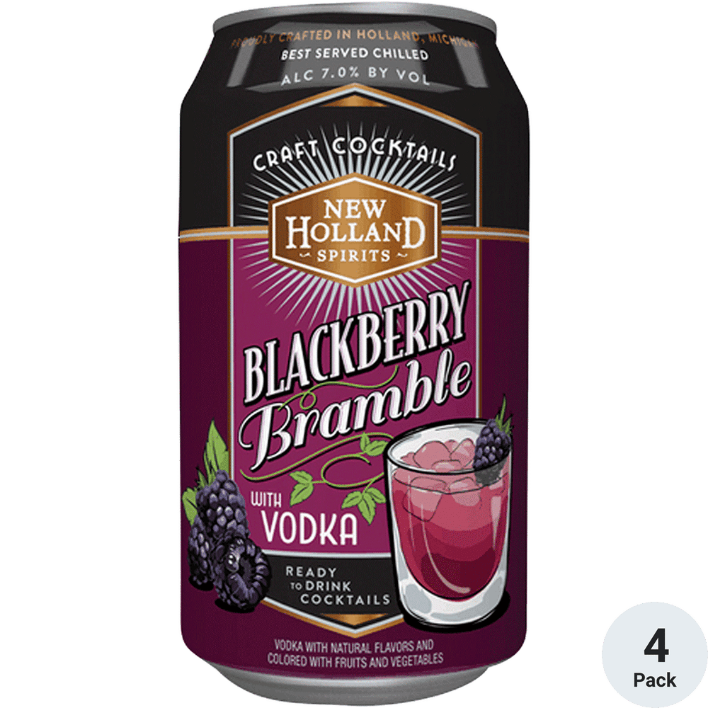New Holland Blackberry Bramble Vodka 4CN