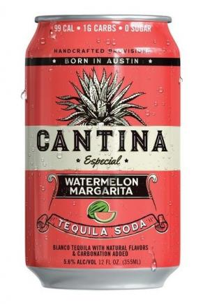 Cantina - Watermelon Margarita (4 pack cans) (4 pack cans)