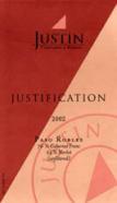 Justin - Justification Paso Robles 2017 (750ml)